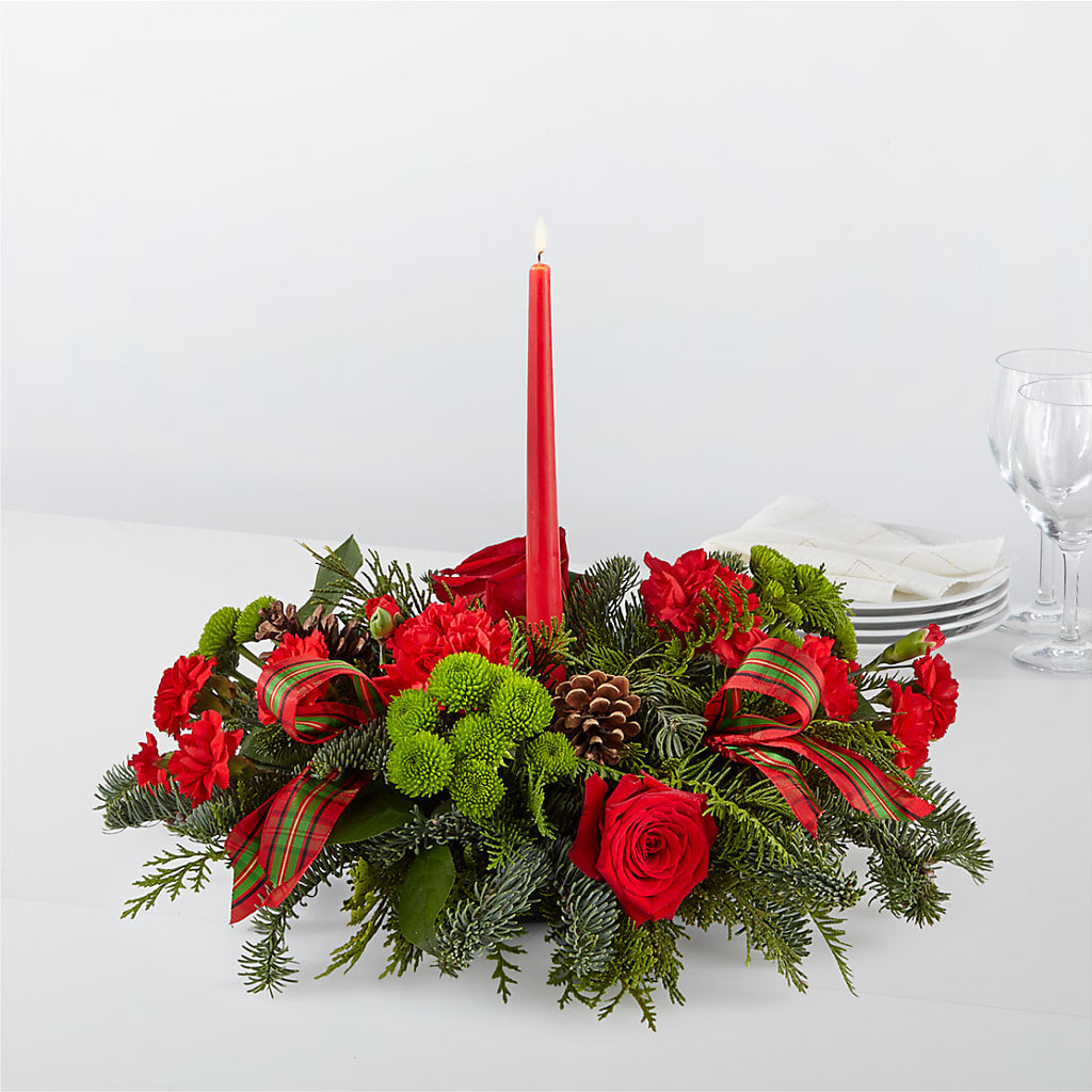 By the Candlelight Centerpiece – DANNY'S FLOWERS & GIFTS, Livonia MI