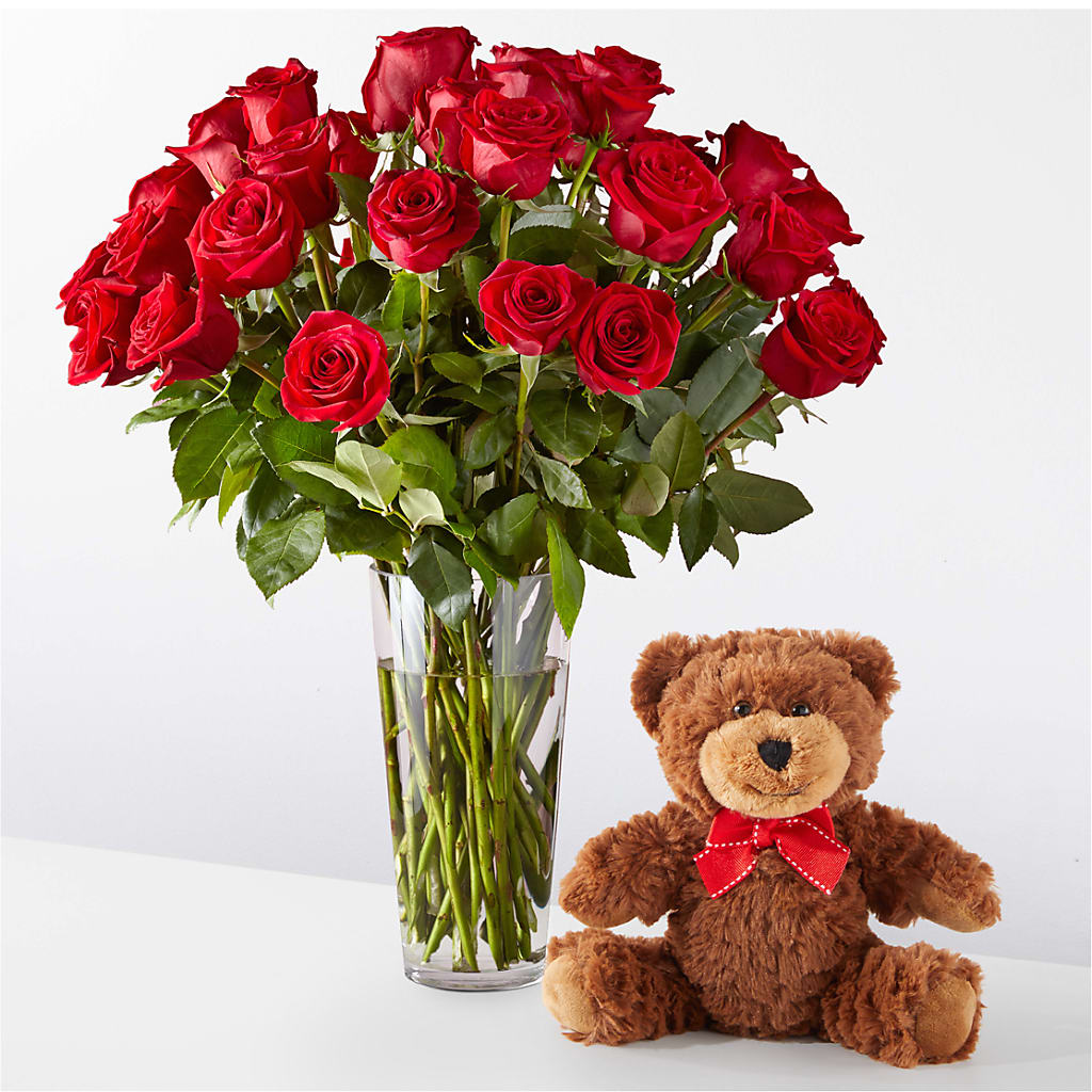 Romantic Long Stem Red Rose Bouquet Bundles – DANNY'S FLOWERS & GIFTS, Livonia MI