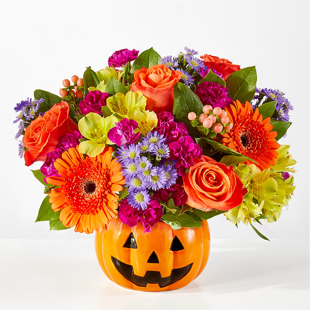 Tricks & Treats Pumpkin – DANNY'S FLOWERS & GIFTS, Livonia MI