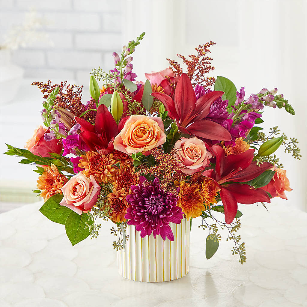 Burgundy Landscape Bouquet – DANNY'S FLOWERS & GIFTS, Livonia MI
