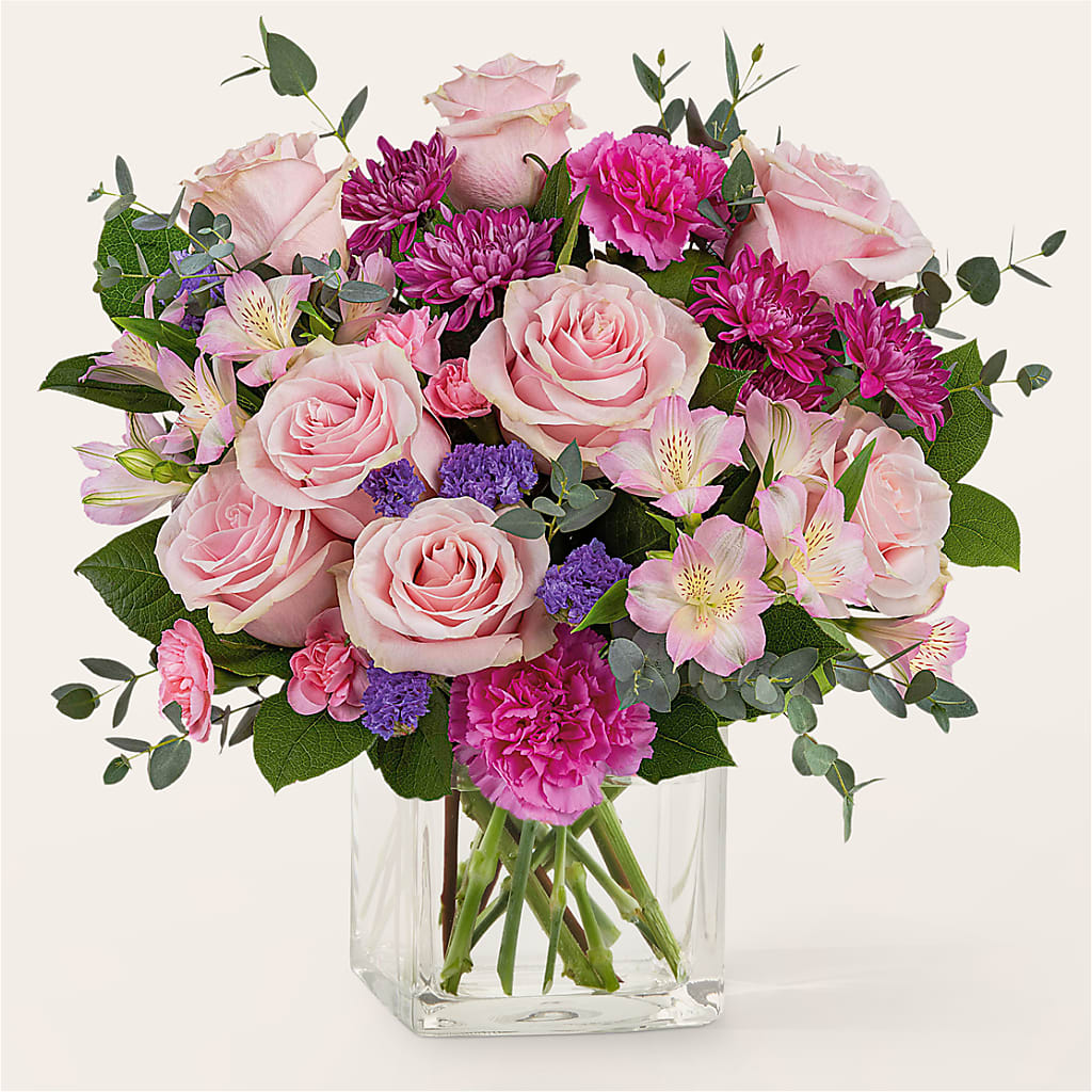 Rosy Radiance Bouquet – DANNY'S FLOWERS & GIFTS, Livonia MI