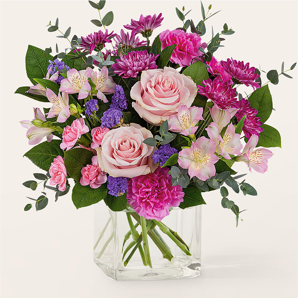 Rosy Radiance Bouquet – DANNY'S FLOWERS & GIFTS, Livonia MI