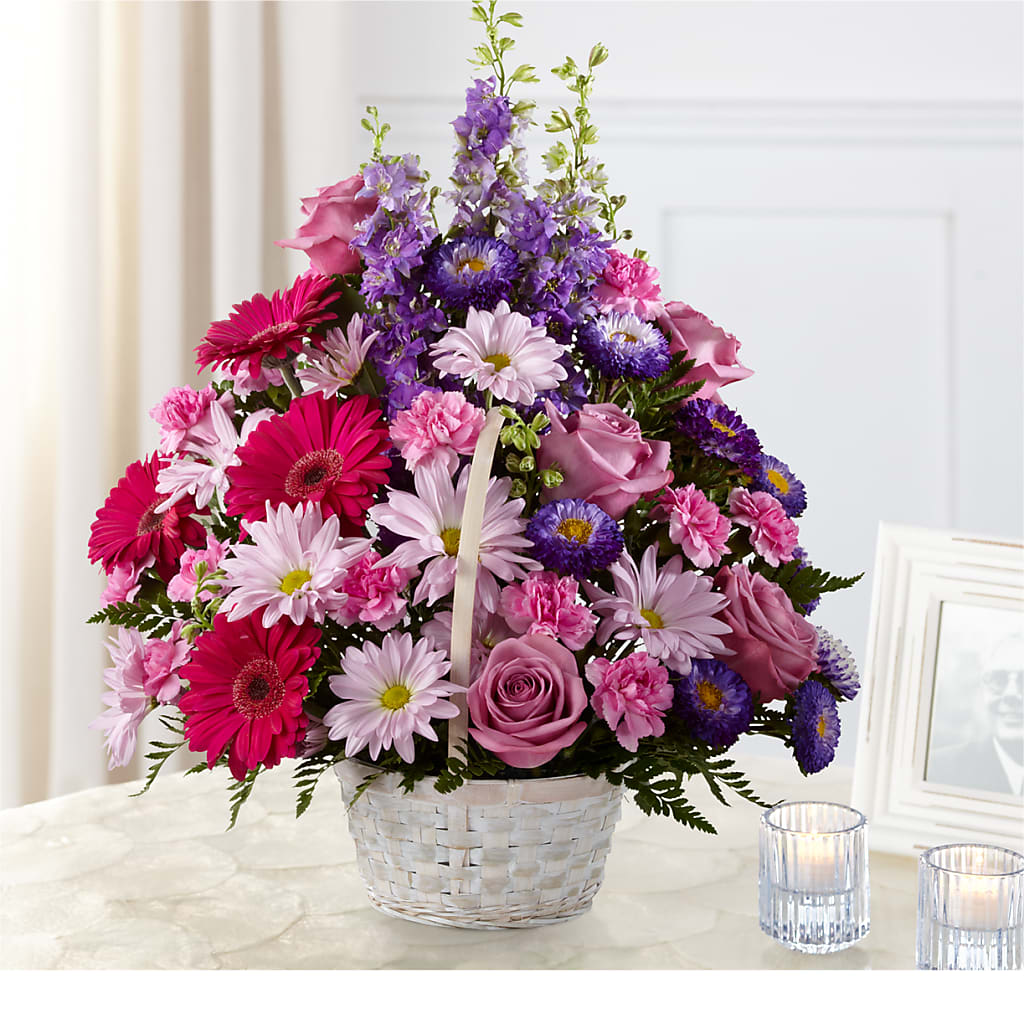 Pastel Peace Basket – DANNY'S FLOWERS & GIFTS, Livonia MI