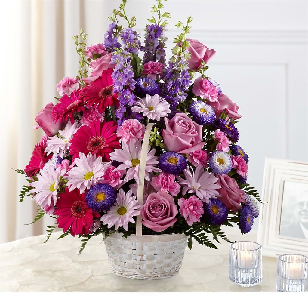 Pastel Peace Basket – DANNY'S FLOWERS & GIFTS, Livonia MI