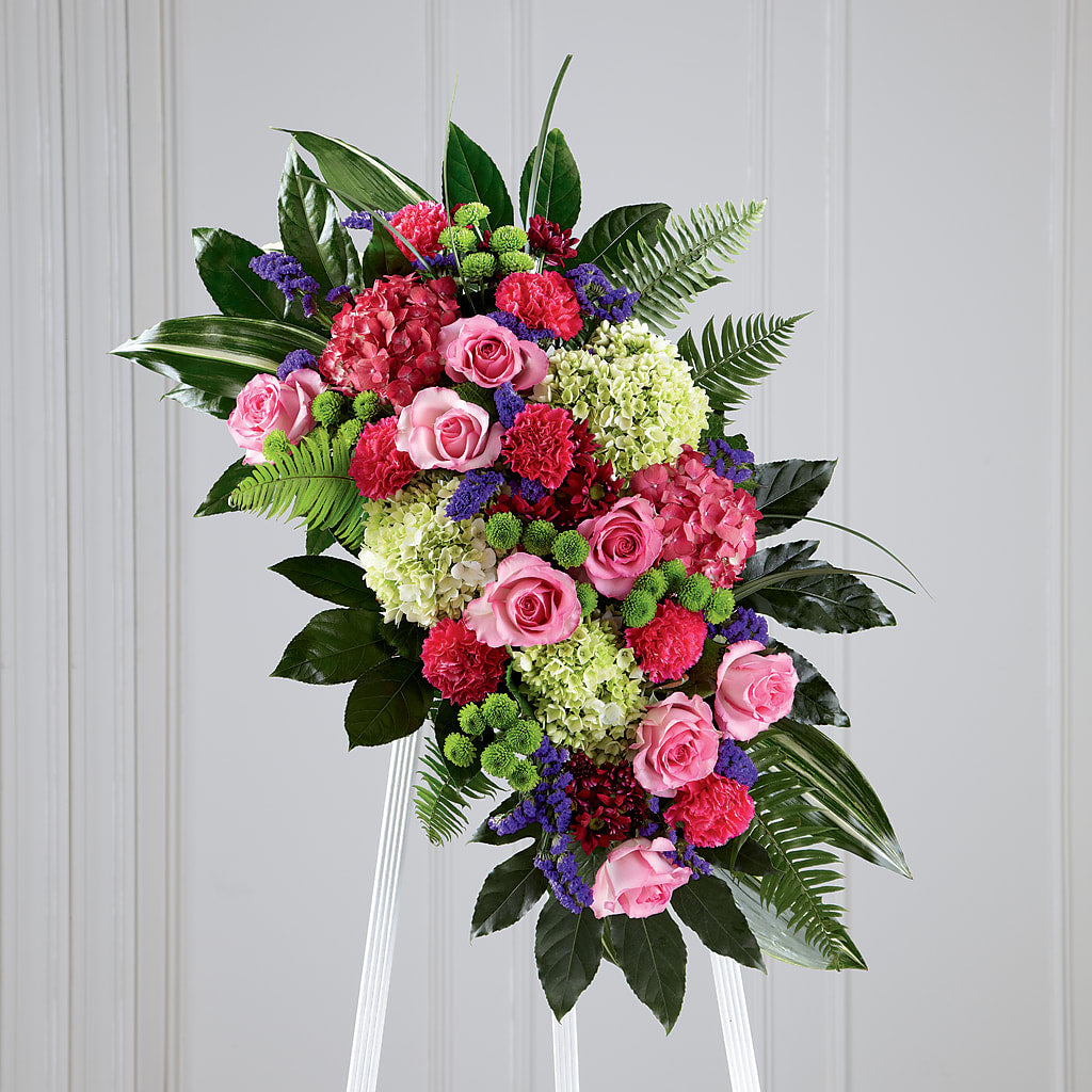 Refreshing Mix Standing Spray – DANNY'S FLOWERS & GIFTS, Livonia MI