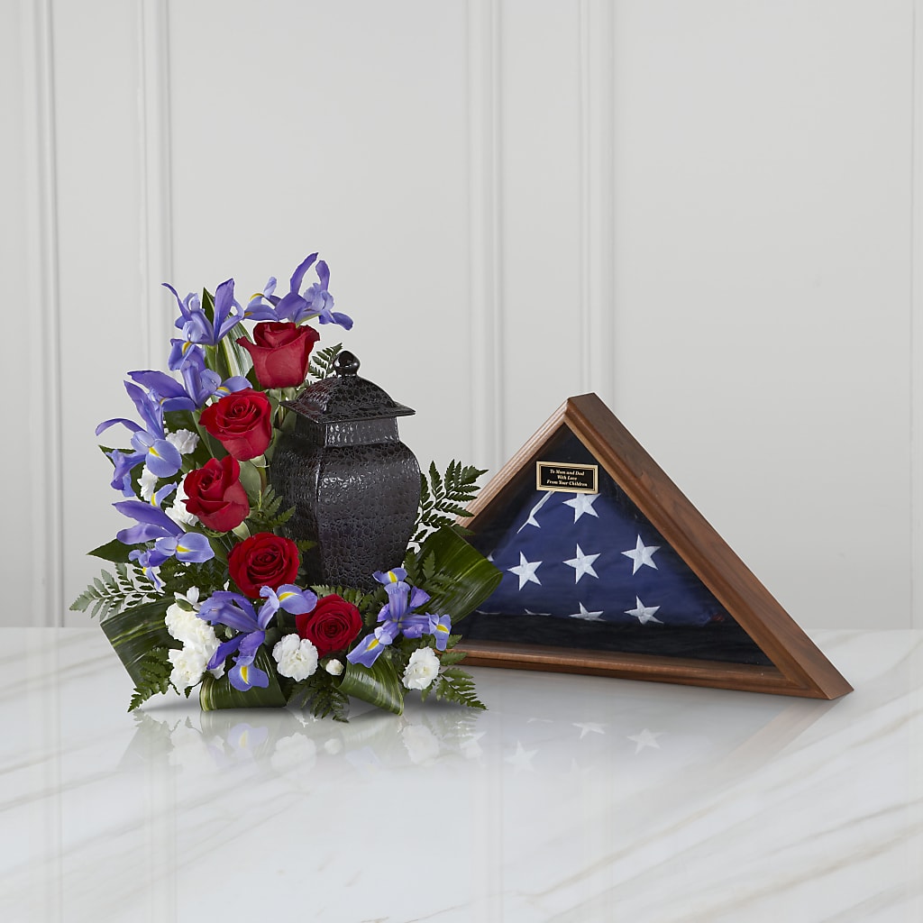 Patriotic Tribute Arrangement – DANNY'S FLOWERS & GIFTS, Livonia MI