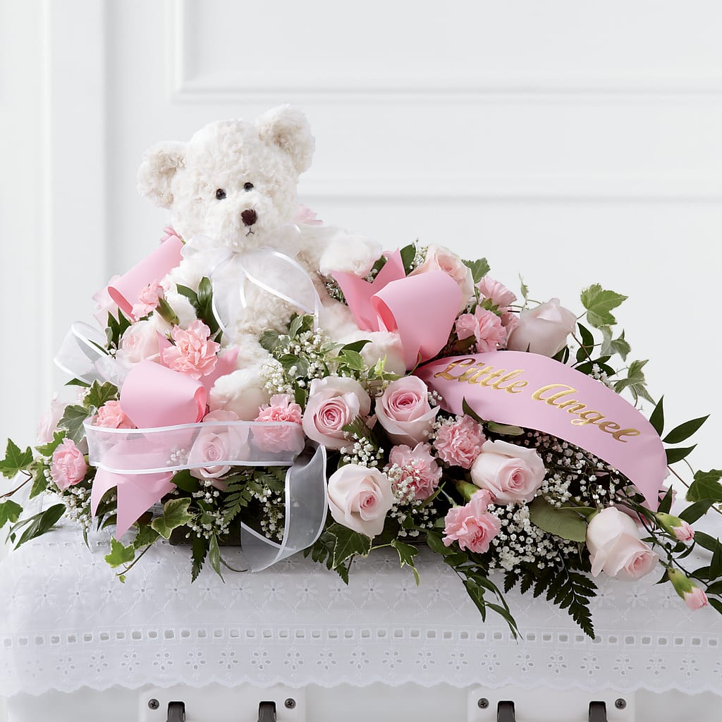 Touch of Sympathy Casket Spray – DANNY'S FLOWERS & GIFTS, Livonia MI