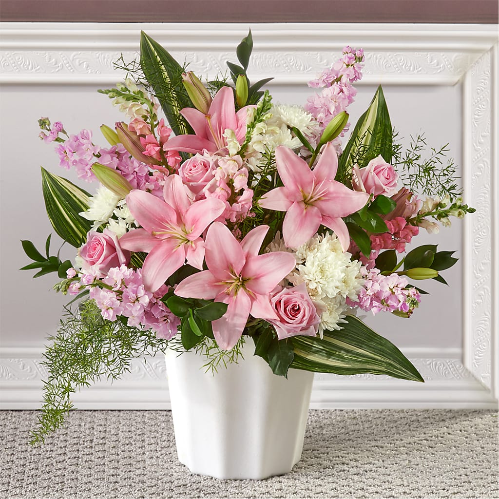 Simply Serene Floor Basket – DANNY'S FLOWERS & GIFTS, Livonia MI