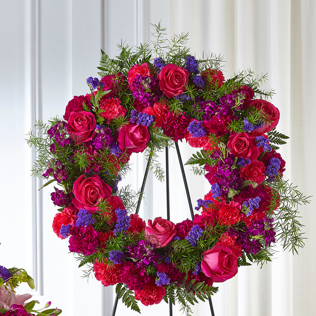 Calming Colors Wreath – DANNY'S FLOWERS & GIFTS, Livonia MI