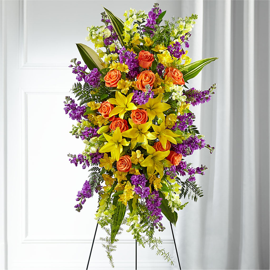 Thoughtful Prayers Standing Spray – DANNY'S FLOWERS & GIFTS, Livonia MI