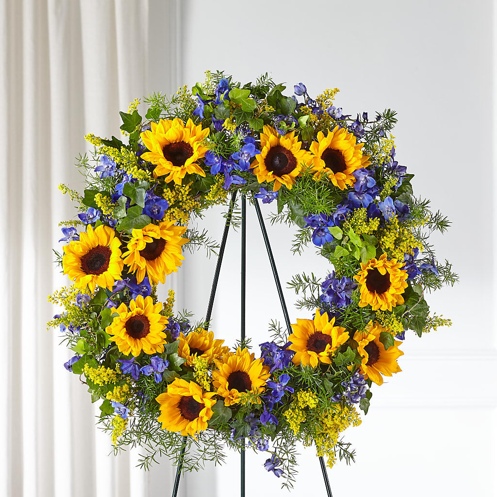 Bright Rays Wreath – DANNY'S FLOWERS & GIFTS, Livonia MI