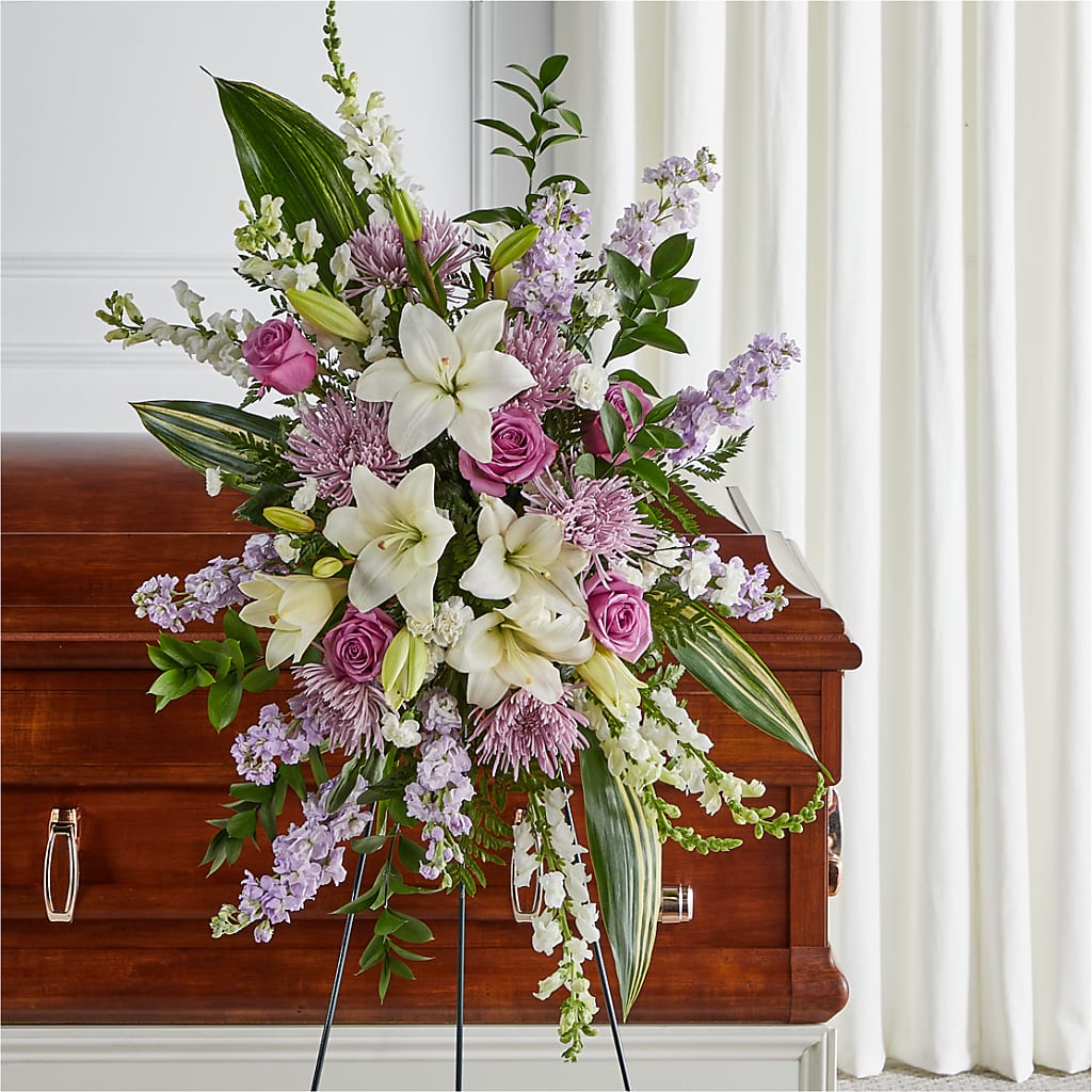 Grateful Hearts Standing Spray – DANNY'S FLOWERS & GIFTS, Livonia MI