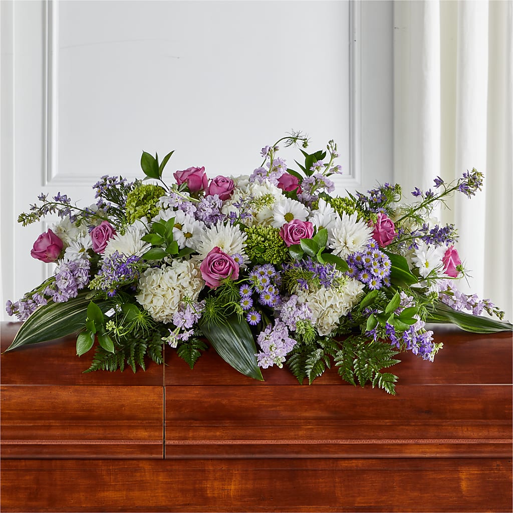 Meadows of Serenity Casket Spray – DANNY'S FLOWERS & GIFTS, Livonia MI