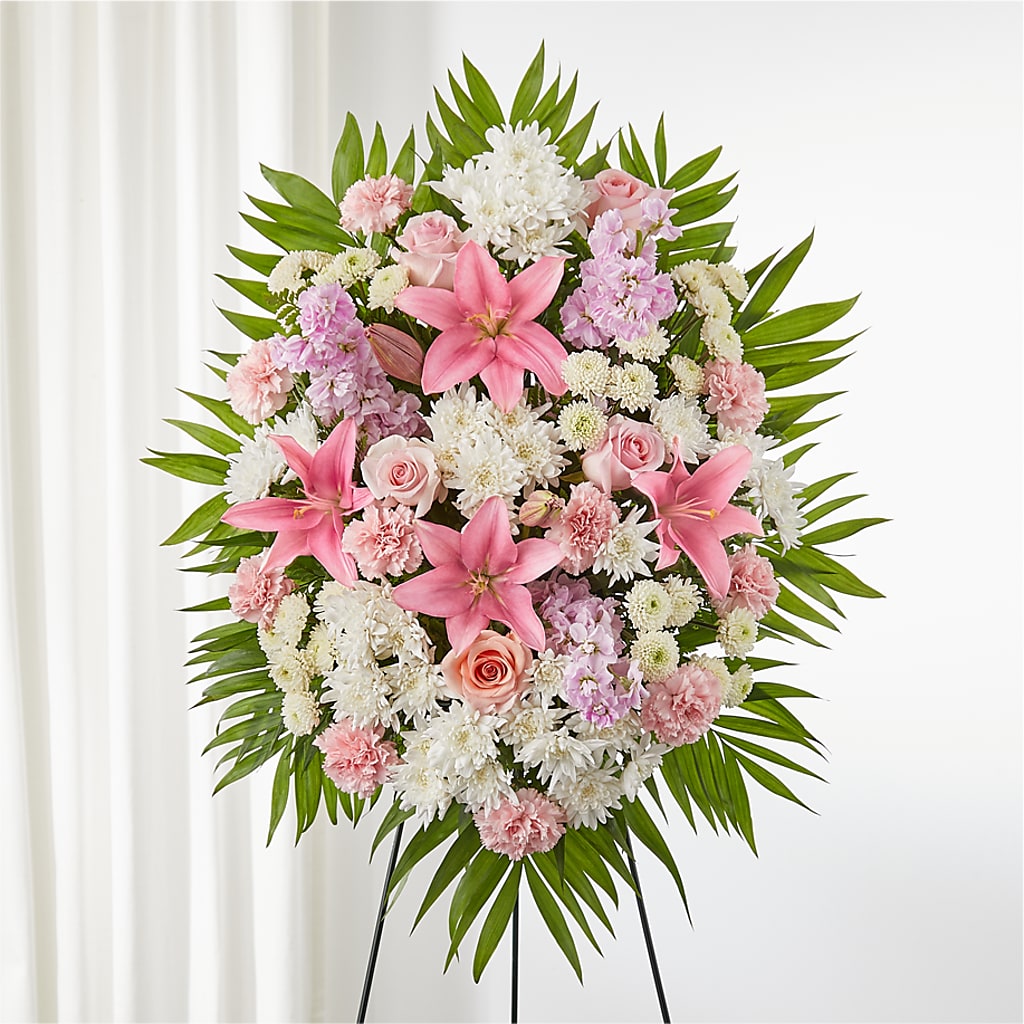 Offering Solace Standing Spray – DANNY'S FLOWERS & GIFTS, Livonia MI