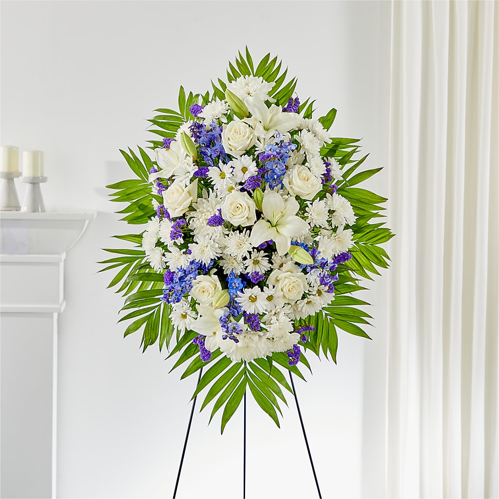 At Rest Standing Spray – DANNY'S FLOWERS & GIFTS, Livonia MI