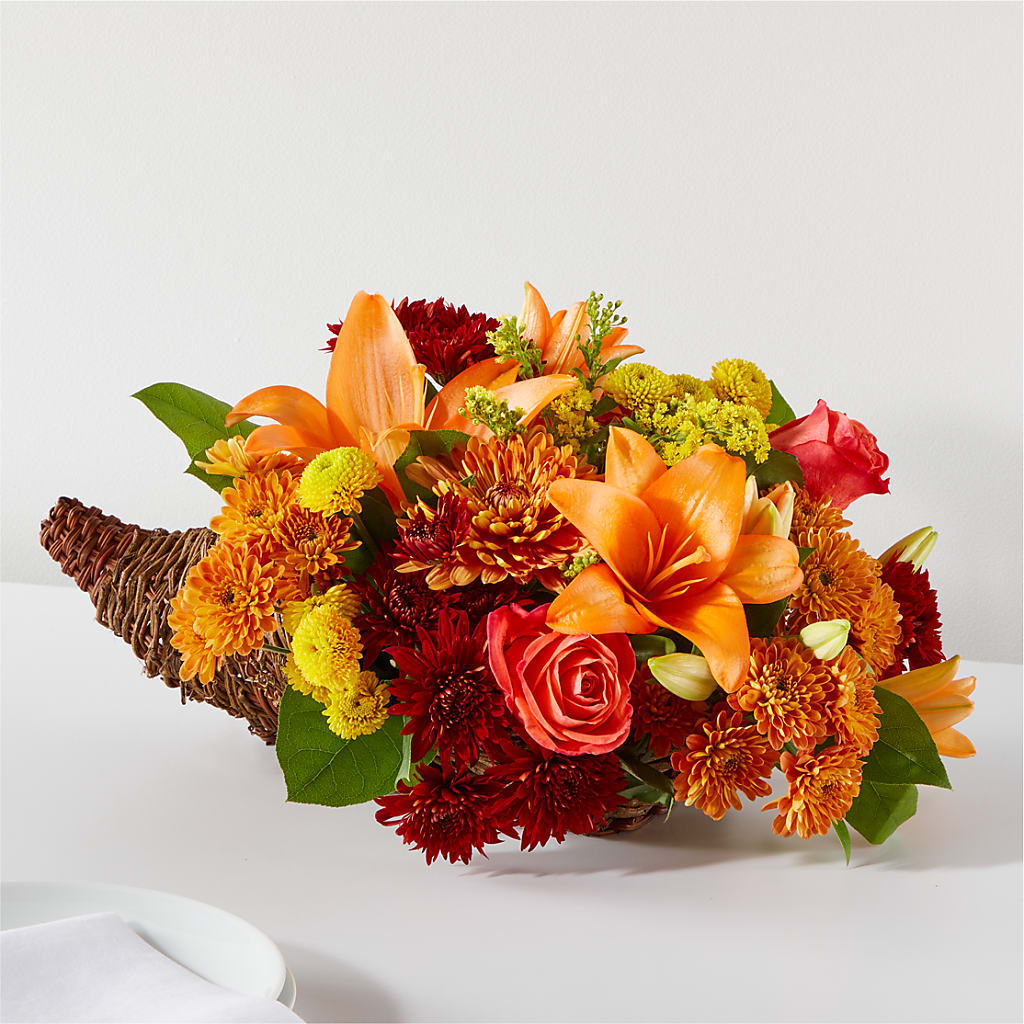 Bouquet of Blessings Cornucopia – DANNY'S FLOWERS & GIFTS, Livonia MI