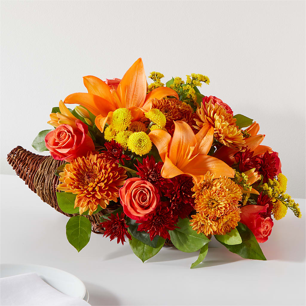 Bouquet of Blessings Cornucopia – DANNY'S FLOWERS & GIFTS, Livonia MI