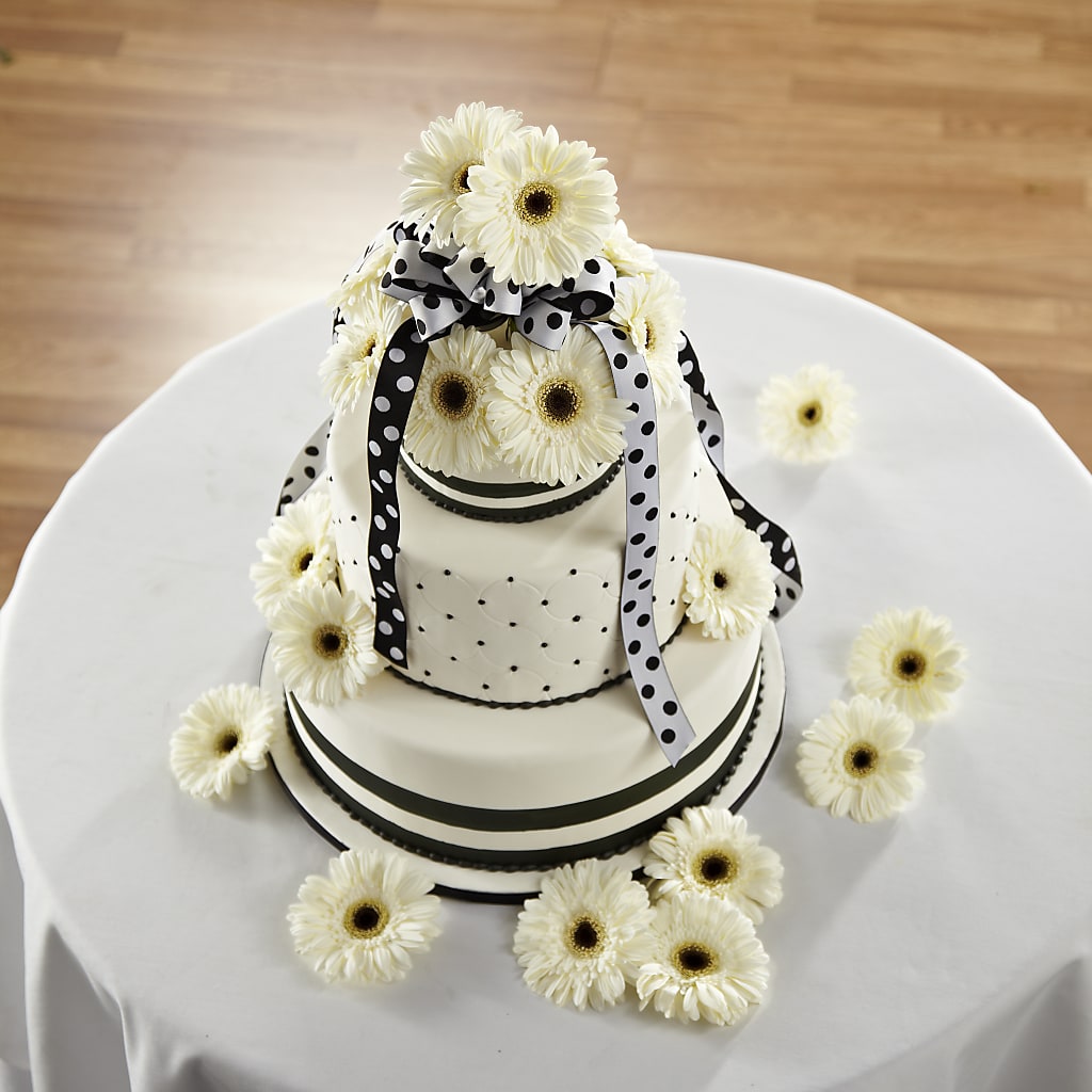 Simple Sophistication Cake Décor – DANNY'S FLOWERS & GIFTS, Livonia MI