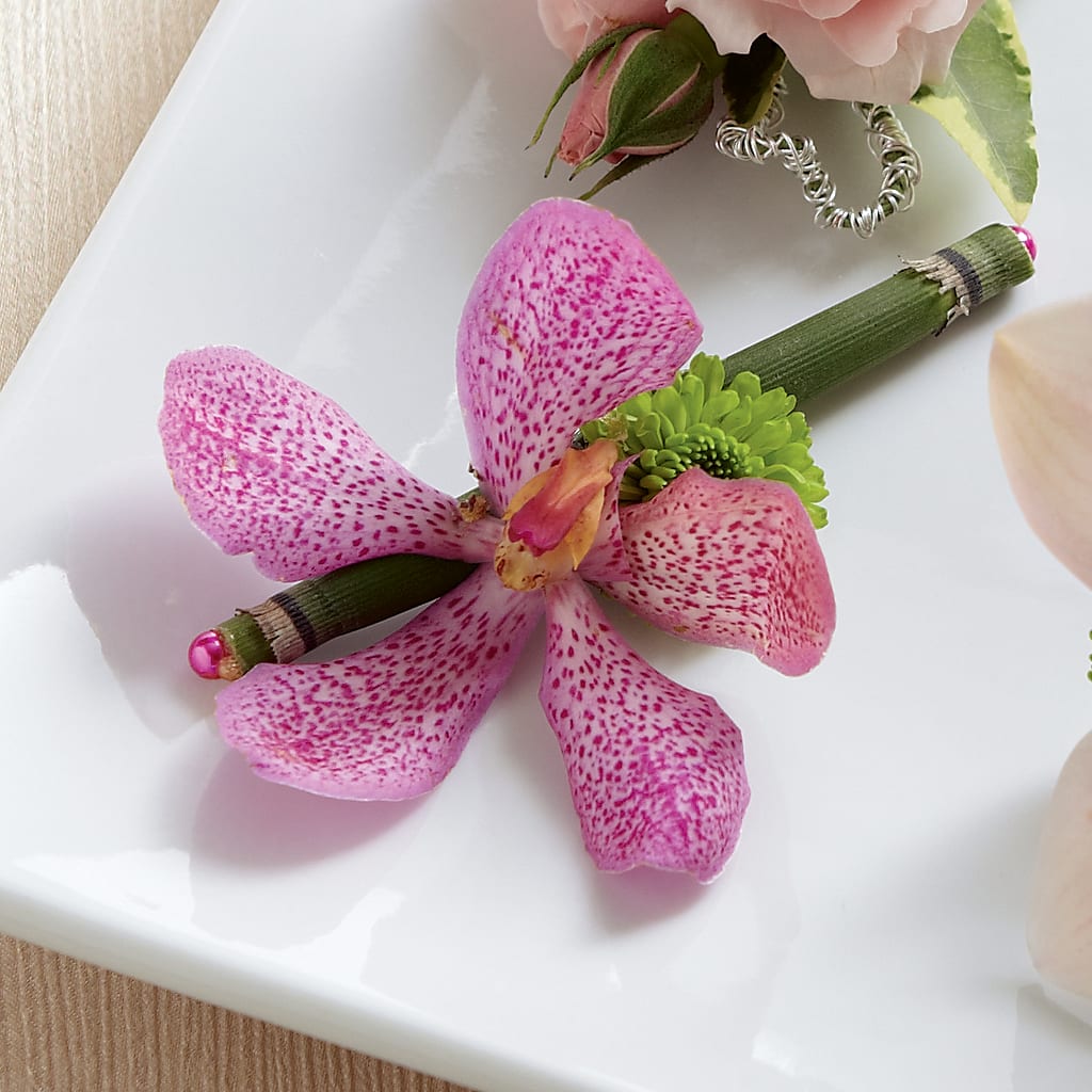 Pink Mokara Boutonniere – DANNY'S FLOWERS & GIFTS, Livonia MI