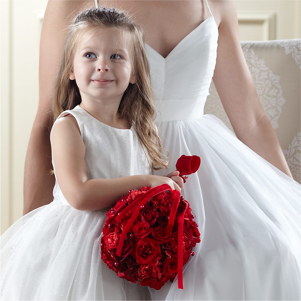 Pure at Heart Flower Girl Arrangement – DANNY'S FLOWERS & GIFTS, Livonia MI