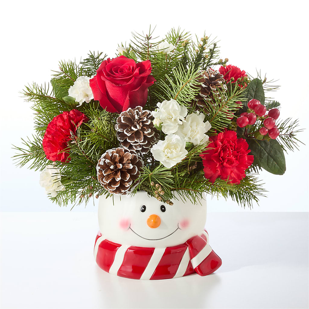 Jolly Snowman Bouquet – DANNY'S FLOWERS & GIFTS, Livonia MI