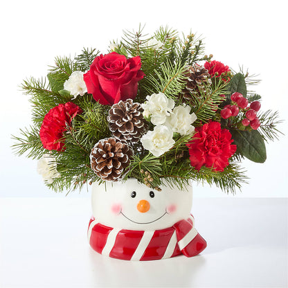Jolly Snowman Bouquet – DANNY'S FLOWERS & GIFTS, Livonia MI