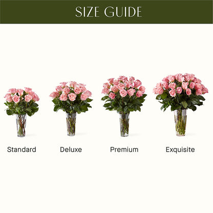 Long Stem Pink Rose Bouquet – DANNY'S FLOWERS & GIFTS, Livonia MI