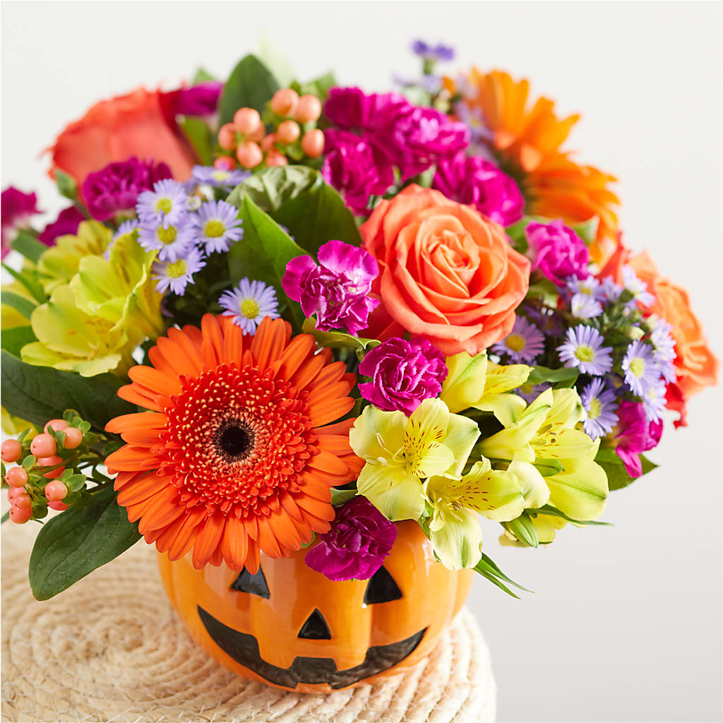 Tricks & Treats Pumpkin – DANNY'S FLOWERS & GIFTS, Livonia MI