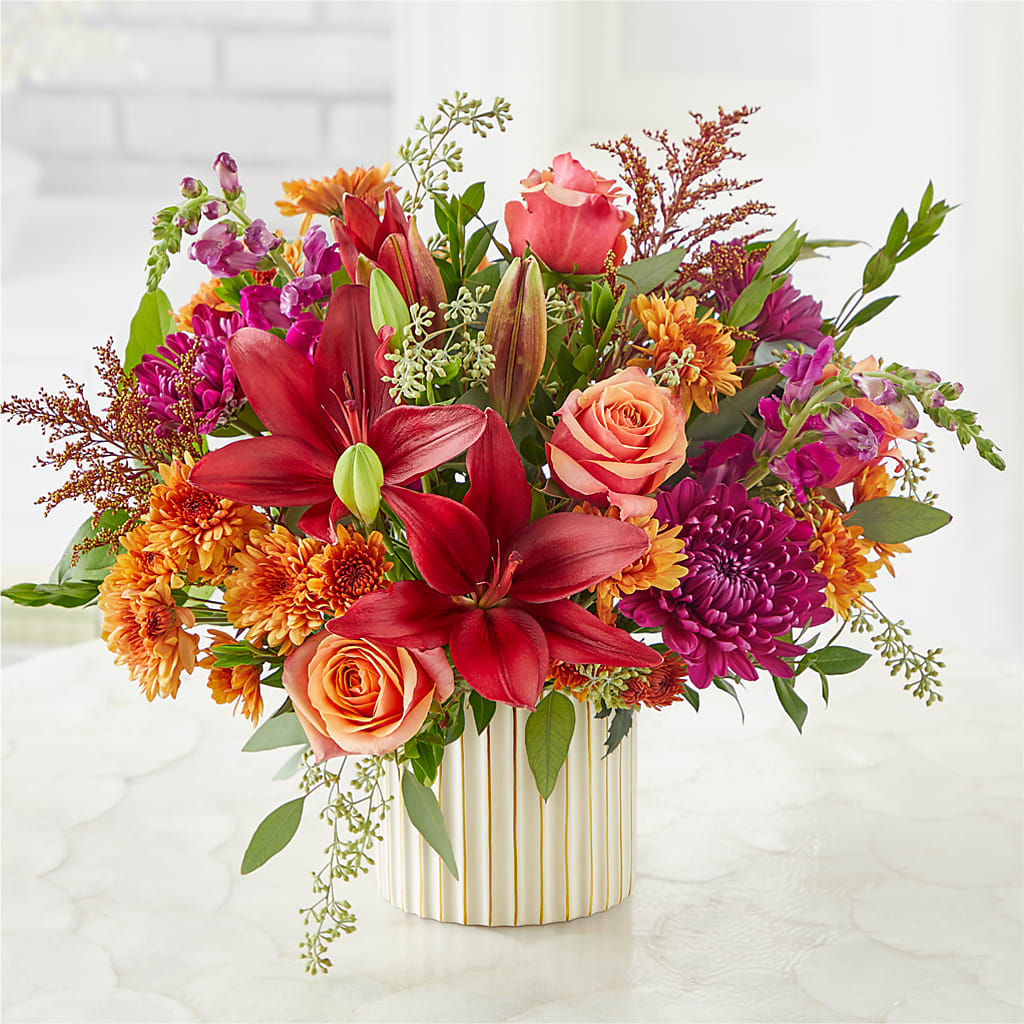 Burgundy Landscape Bouquet – DANNY'S FLOWERS & GIFTS, Livonia MI