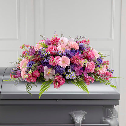 Glorious Garden Casket Spray – DANNY'S FLOWERS & GIFTS, Livonia MI