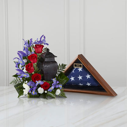 Patriotic Tribute Arrangement – DANNY'S FLOWERS & GIFTS, Livonia MI