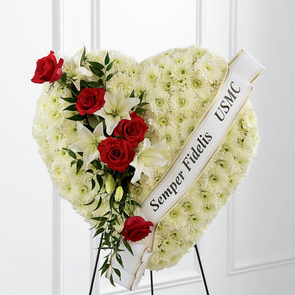 Heartfelt Hero Standing Heart – DANNY'S FLOWERS & GIFTS, Livonia MI