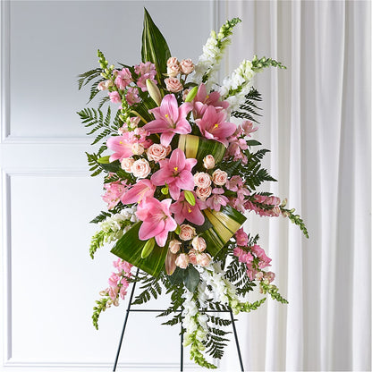 Elegant Embrace Standing Spray – DANNY'S FLOWERS & GIFTS, Livonia MI