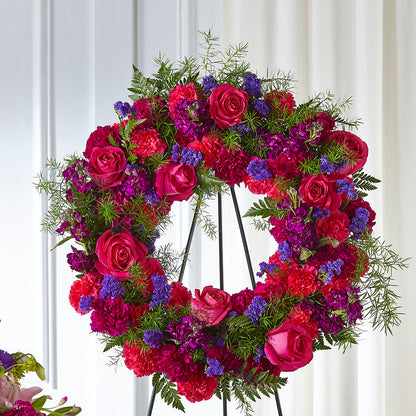 Calming Colors Wreath – DANNY'S FLOWERS & GIFTS, Livonia MI