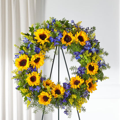 Bright Rays Wreath – DANNY'S FLOWERS & GIFTS, Livonia MI