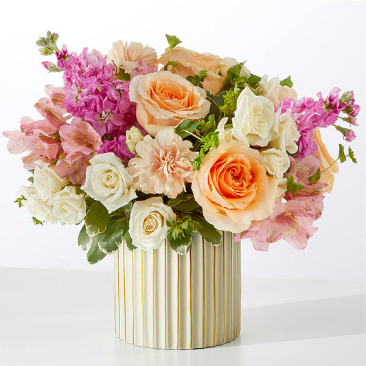 Paradise Bouquet with Ivory Vase – DANNY'S FLOWERS & GIFTS, Livonia MI