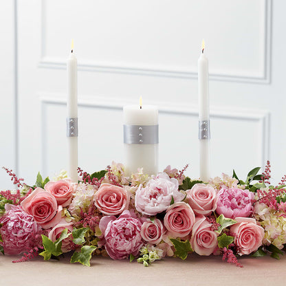 Worldwide Romance Unity Candle Arrangement – DANNY'S FLOWERS & GIFTS, Livonia MI