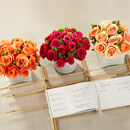 Dawn Rose Centerpiece – DANNY'S FLOWERS & GIFTS, Livonia MI