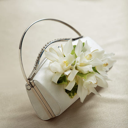 White Purse Decor – DANNY'S FLOWERS & GIFTS, Livonia MI